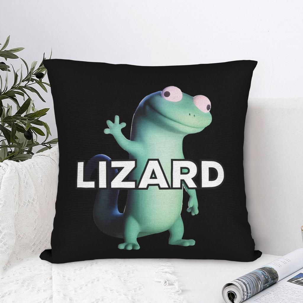 Retro Cartoon Tom Lizard Hoppers Square Pillow Case Cushion Cover Awesome Polyester Decorative Pillowcase for Home x
