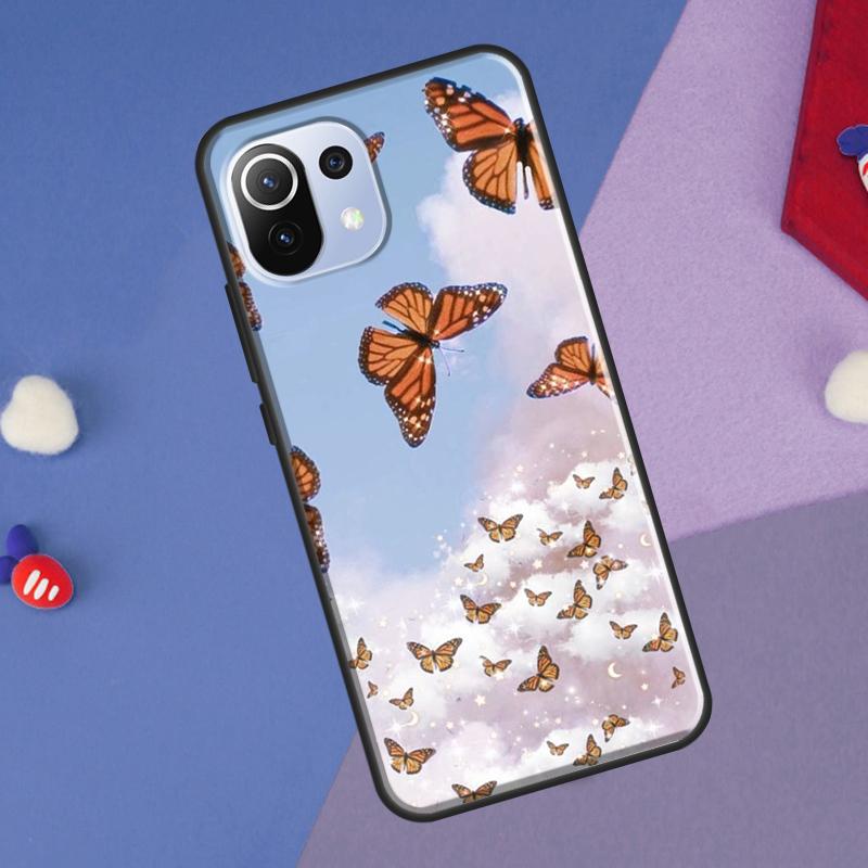 Чехол-бабочка 'Небо' для Xiaomi 14 Ultra 13 11T 12T 13T 14T Pro POCO X7 X6 Pro X3 X5 F3 F5 M6 F6 Pro