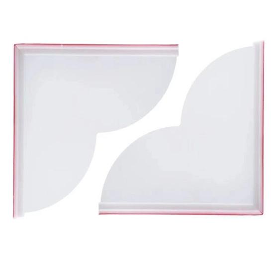 1/2 шт. Защита от брызг для душа с нескользящей силиконовой основой, водонепроницаемая самоклеящаяся, для ванной комнаты, раковины, ванны, угловая акриловая защита от воды