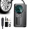 With LED Light for Car Motorcycle Bicycle Ball LCD Display 150PSI 60W Tire Air Pump Air Compressor Portable Inflator Digital