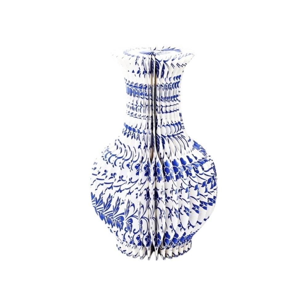 Handmade Honeycomb Paper Vase Decorative Tabletop Decor  Living Room