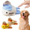 2-in-1 Interactive Dog Toy Cartoon Fish Design Food Puzzle Slow Feeder Dog Puzzle Feeder for Small & Medium Dogs
