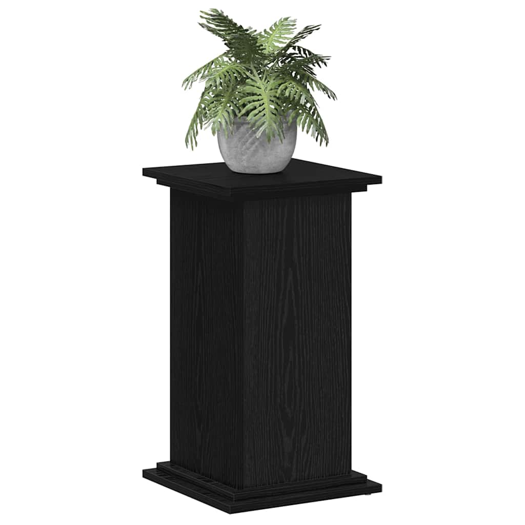 Plant Stand Black Oak Effect 33 x 33 x 60 cm