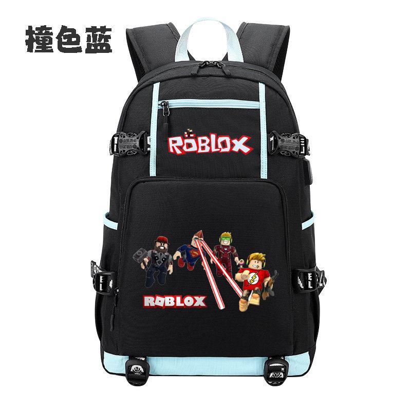 ROLOX Virtual World Game Zone Backpack, Large Capacity Middle High School Student Bookbag, Unisex Backpack