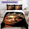 2Pac Duvet Cover Set Suitable For Guest Room Machine Washable Christmas Gift