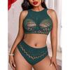 Avidlove Womens Fishnet Lingerie for Women Sexy Two Piece Lingerie Set Stripper Outfit