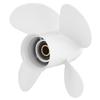 Marine Outboard Propeller 4 Blades 10 3 8x13in RH Aluminum Alloy Fit for Yamaha 25‑60HP Engine