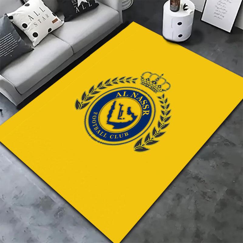 Ковер Al-Nassr FC для гостиной, спальни, дома, декора дивана, игровая нескользящая напольная подстилка для детей