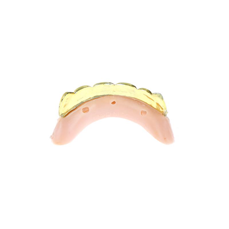 1Pc Bling Grillz Fake Teeth Bulk Halloween Birthday Party Gold Silver