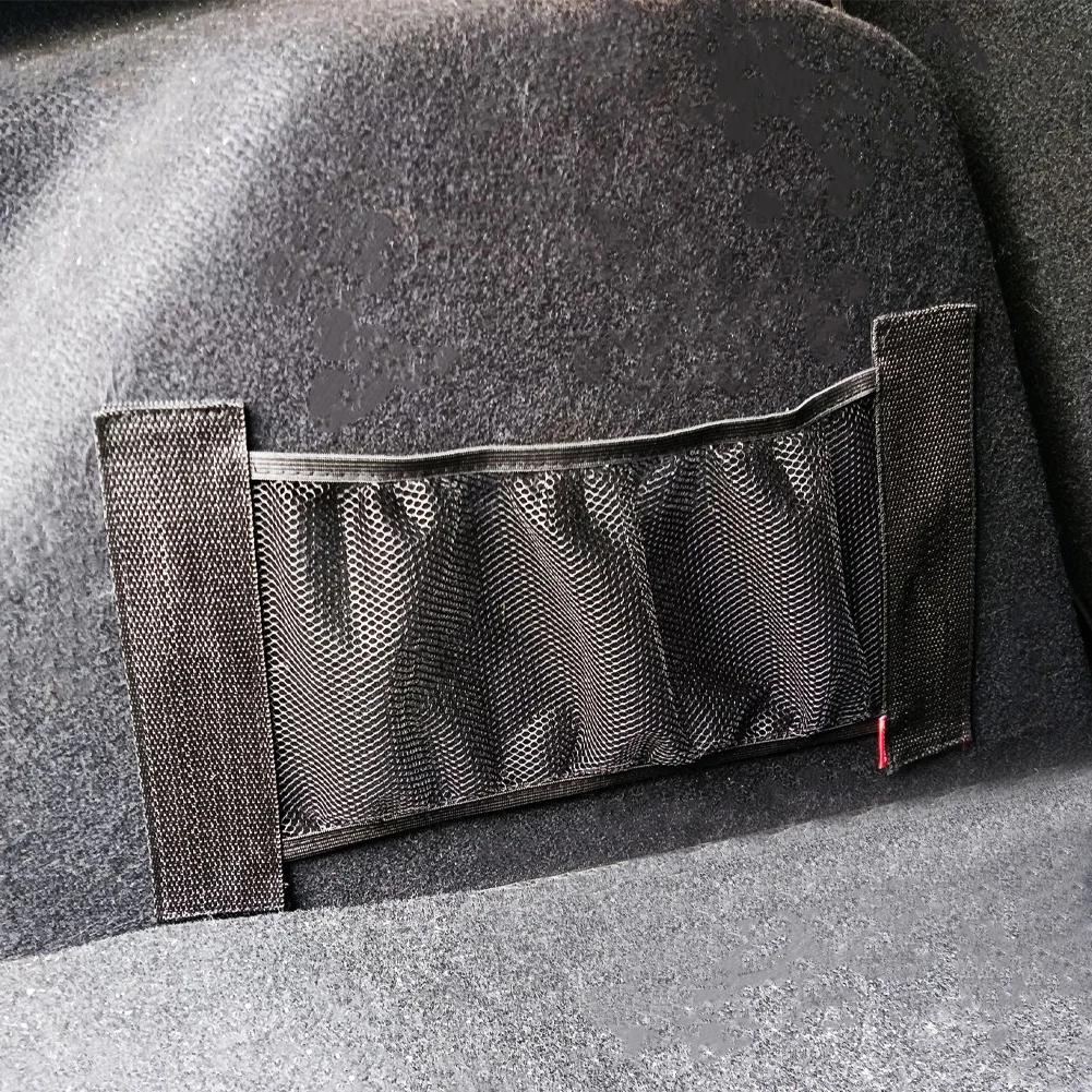 Сетка для хранения на заднем сиденье автомобиля, эластичная сетка для сиденья, сетчатая сумка-органайзер, сумка на спинку сиденья, аксессуары для интерьера