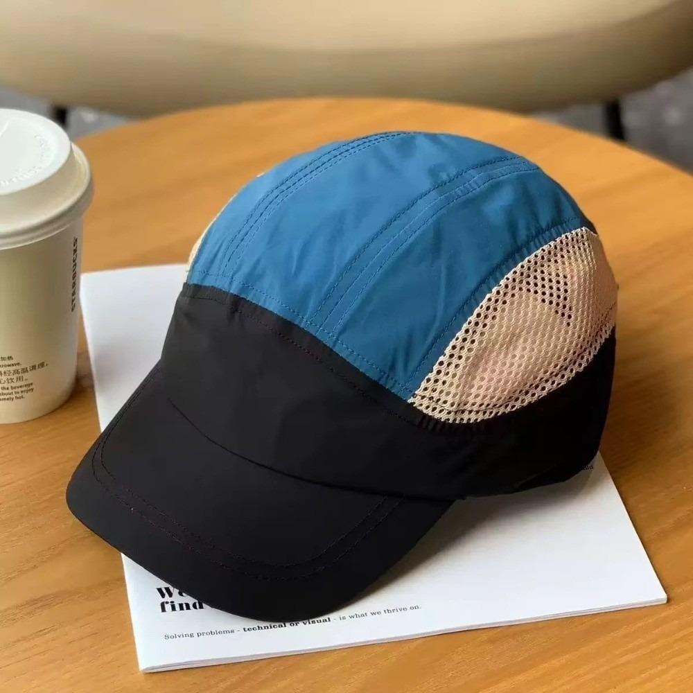 Quick-Dry Baseball Cap Breathable Mesh Short Brim Cap Retro Sun Visor Hat Outdoor Use