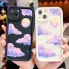 Soft Silicone Square Ladder Printing Pattern Phone Casing Full Cover Camera Shockproof Protection Rubber Case for Xiaomi Redmi