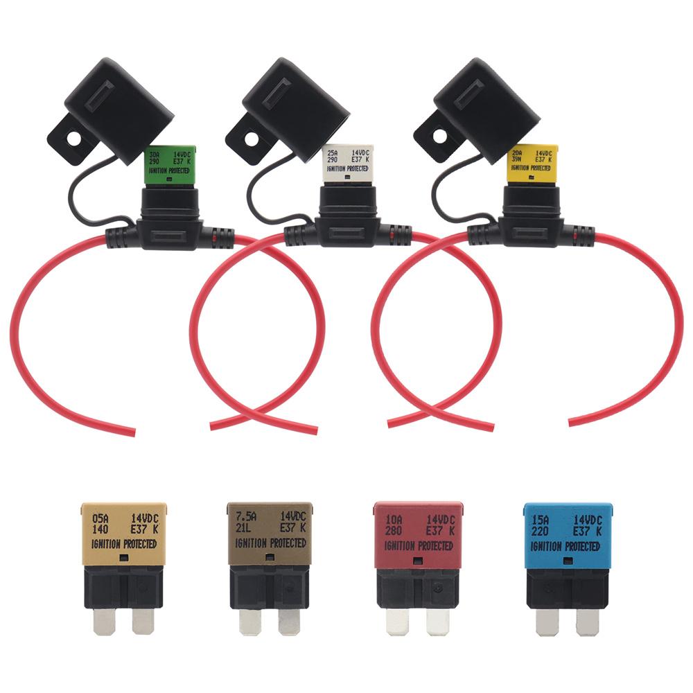 Automatic reset fuse + seat-10-piece set