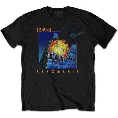 Мужская футболка Def Leppard Pyromania Размер Medium Цвет Черный