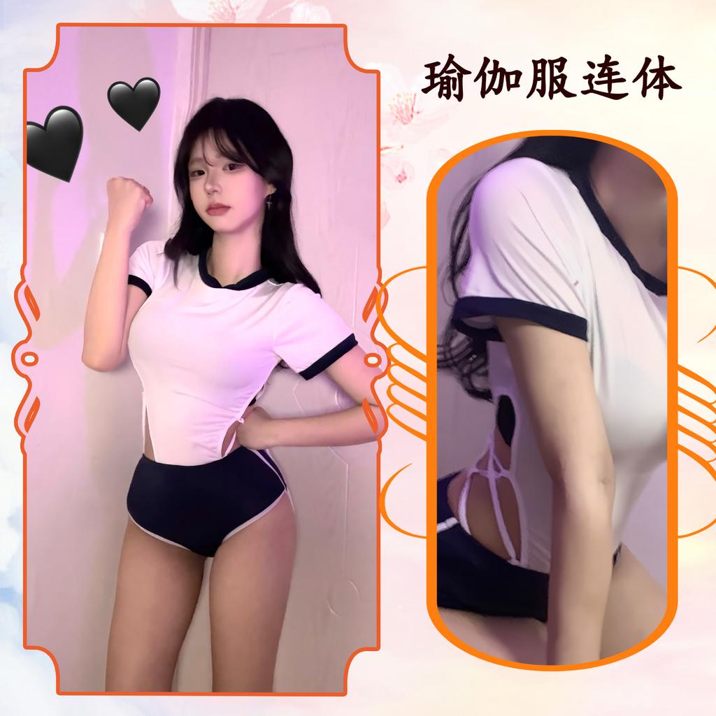 Сексуальное нижнее белье японский милый студент косплей гимнастическая форма соблазнение воздержание костюм