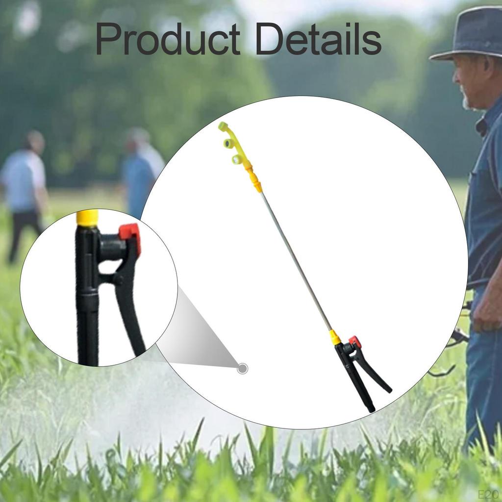 Выдвижная штанга-распылитель Садовый аксессуар 70см-130см Удлинение для использования на открытом воздухе