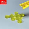 10 шт./лот MOC Кирпичи Прозрачный Жидкость Вода Кровь Молоко Образовательные Строительные Блоки Фигурка Игрушка Игрушки для Детей Подарки