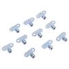 10Pcs Radiator Valve Key Heater Wrench Hand Tools Radiator Water Tap Plumbing Bleeder Key Exhaust Valve Key Enduring