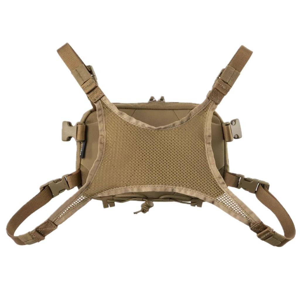 [HELIKON-TEX] Маленькая нагрудная сумка Numbat, 2-полосная нагрудная/поясная сумка CORDURA 500D MOLLE/PALS, Helikon-Tex Coyote