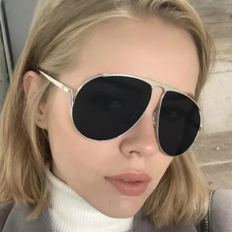 Женские Солнцезащитные Очки Авиационные Солнцезащитные Очки Ретро Женские Пилотские Для Вождения Путешествий На Открытом Воздухе Ins Очки Uv400
