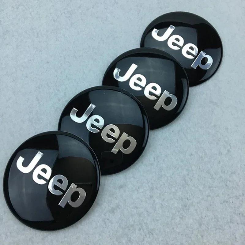 4 шт. Наклейки на центральные колпачки ступиц колес для Jeep Grand Commander Cherokee Patriot Wrangler Grand Cherokee Renegade Liberty Декор