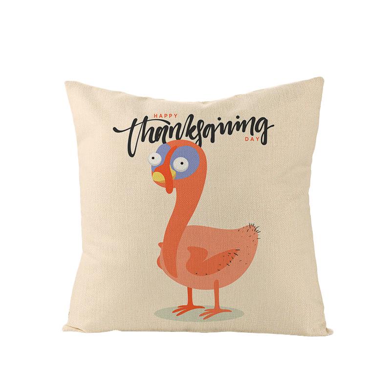 Новая наволочка на подушку с индейкой на День благодарения, полиэстер, скандинавская, наволочка на подушку, дом