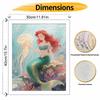 Disney little mermaid jellyfish digital oil painting hand painting kit diy home decoration