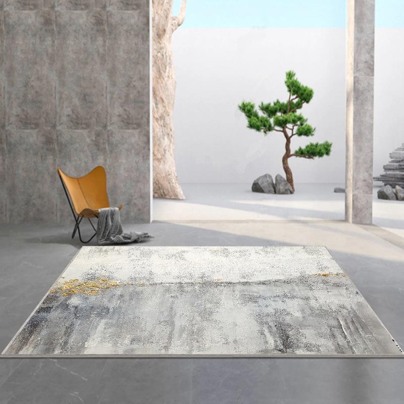 Light Luxury Splashing Ink Living Room Large Area Carpet Bedroom Decor Rugs Non-slip Floor Mat Lounge Rug Hotel Lobby Carpets