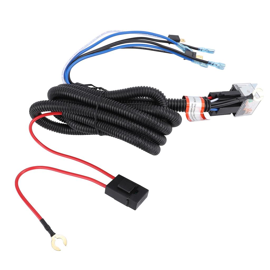 Horn Wiring Harness Relay Kit 80A 4 Pin Spst Normally Open Speaker Wiring Harness Relay Kit for Car Truck SUV RV ATV