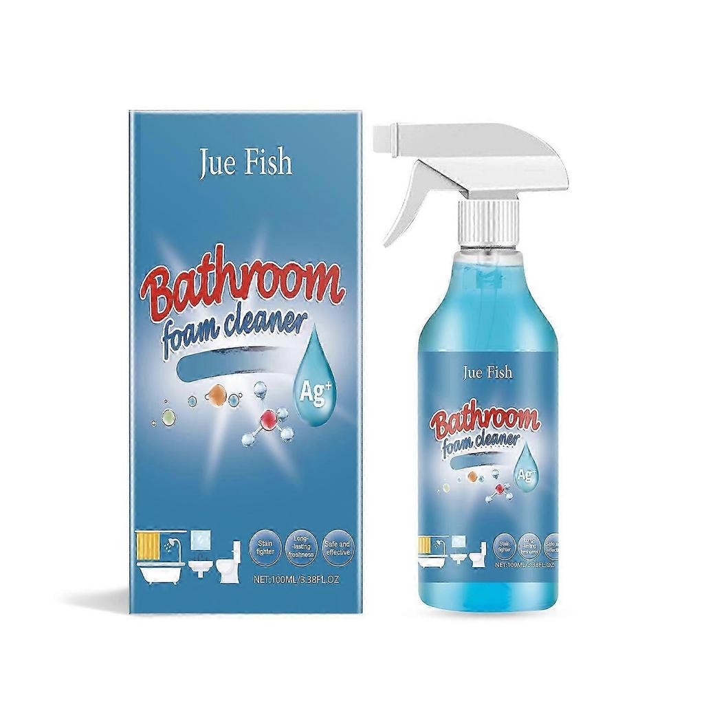 Fast-Acting Bathroom Cleaner with Silver Ions Protects & Shines Metal, Glass & Tile