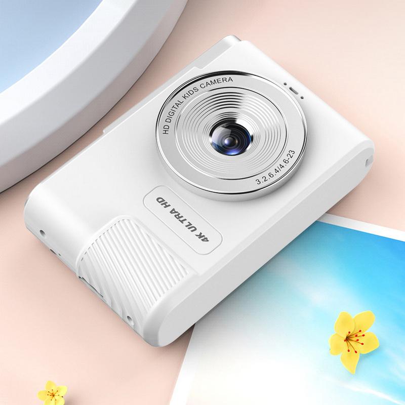 1 Комплект 44 Мп HD Мини Фотокамера 2,4 Дюйма 4K Цифровые Камеры 8-кратный Быстрый Зум Видео Поддерживает Игровые Функции И Тепловизионную Камеру