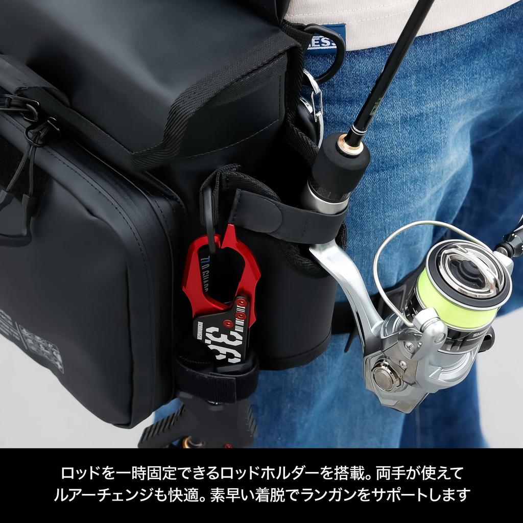 DRESS Tactical Leg Bag, Airborne MC, Fishing Bag, Backpack, Tool Case, Run-and-gun, Ajing, Light Game, Large Capacity, Multi-functional, Rod Holder