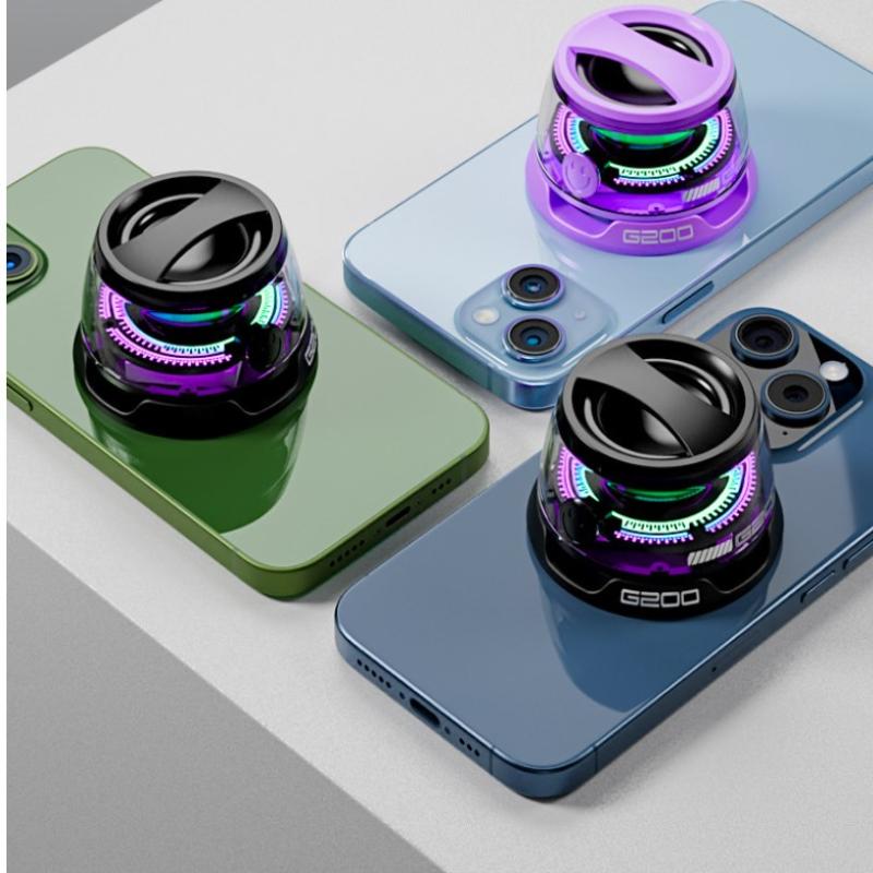 Магнитная Bluetooth-колонка Беспроводная портативная мини-колонка с RGB-подсветкой 5.3 Сабвуфер
