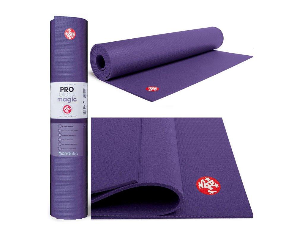 Коврик для йоги Manduka Pro 6 мм Официальный Японский Черная Магия F PRO, Продукт, (фиолетовый),