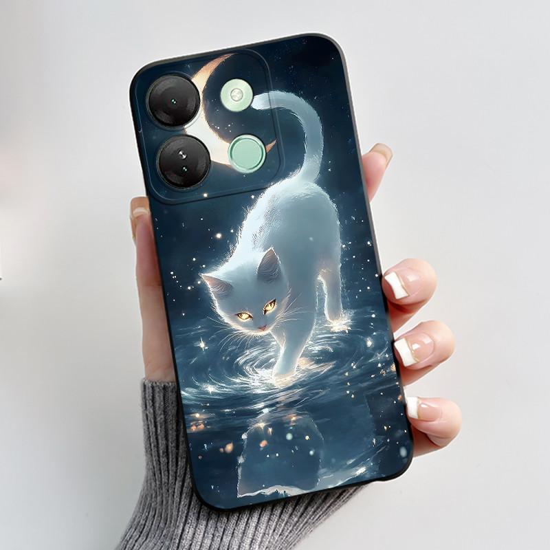 Милый Чехол Для Infinix Smart 7 HD / Smart 7 Plus Fundas Coque Печатный Корпус Защитная Крышка Мягкий Силикон Мультяшный Чехол для Телефона