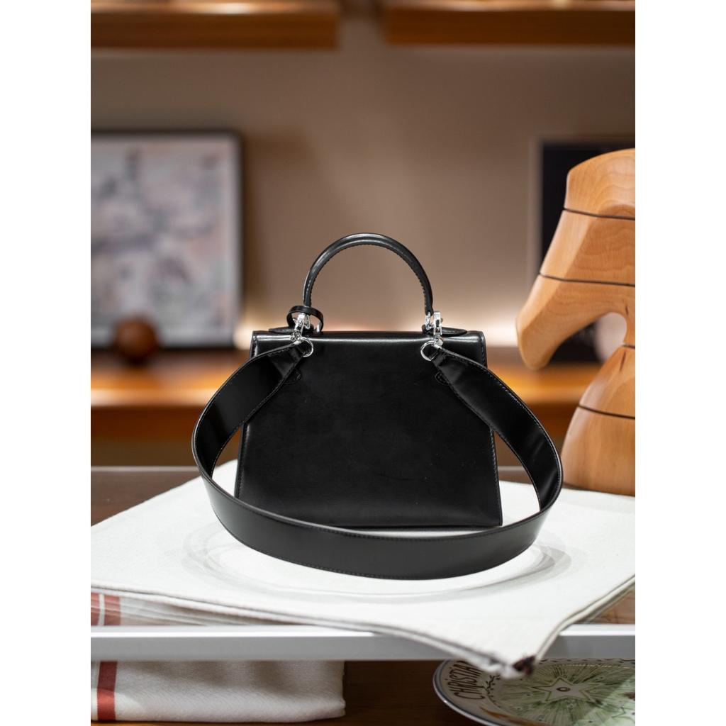 Kazilan Kelli Box кожаная женская сумка через плечо с ручкой для руки высококлассная и универсальная повседневная