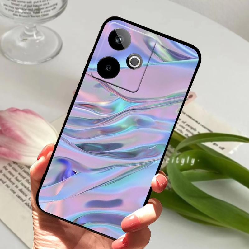 Для Realme GT 7 7T Чехол Модный Рисунок Мягкий Силиконовый Корпус Защита Задняя Крышка Для Realme GT7 T Ударопрочный Funda Coque