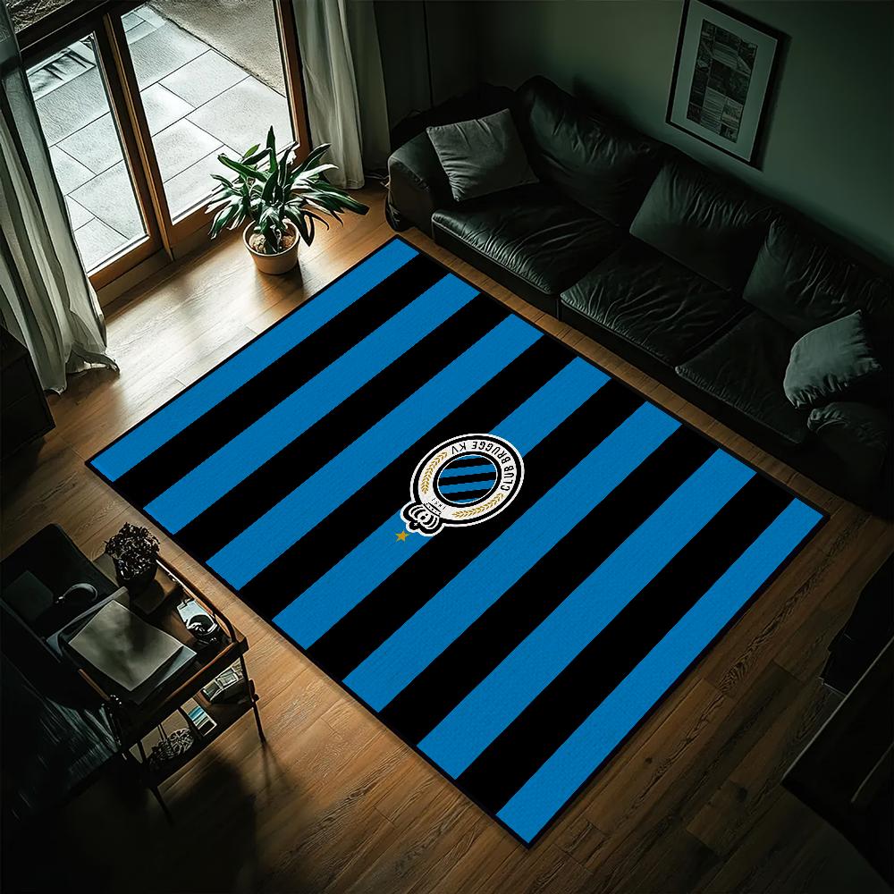 Коврик для прихожей KV Club Brugge, нескользящий, моющийся ковер для кухни, прихожей, гостиной, коридора, ванной комнаты