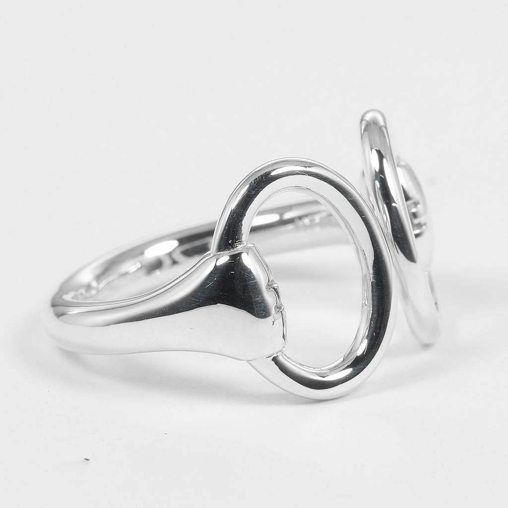 Hermes Кольцо Навсикая Серебро925 #5.1(Наш размер) 5.4 г Женские Б/У