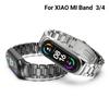 Ремешок для Mi Band 4 3 Браслет Металлический ремешок для часов Xiaomi Mi band 3 4 Умные часы Нержавеющая сталь Запасной ремешок