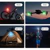 Motorcycle Wireless Remote Control LED RGB Aircraft Strobe Lights Flash Position Light with USB Charging Turn Signal Indicator