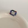 Color Crystal Beaded Ring Ins Niche Design Sense Advanced Finger Ring Light Luxury Temperament All Match Ring Accessories