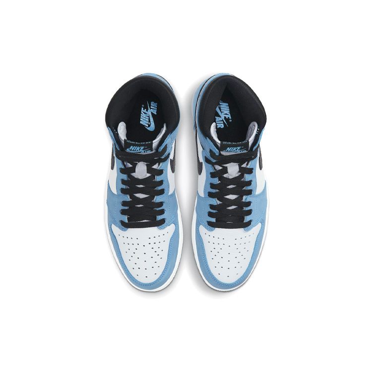 Кроссовки унисекс Air Jordan 1 Retro High OG University Blue White Black 555088-134