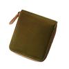 CRAFT Tochigi Leather Bifold Wallet Mini Wallet Wallet Leather Wallet Genuine Leather Cowhide Bifold [LEATHER YOU] Men's Women's (Green)