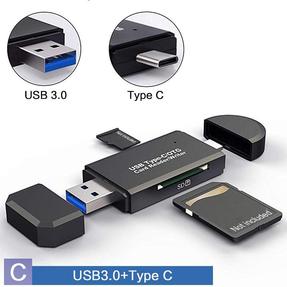 STONEGO OTG Картридер для карт Micro SD USB 2.0/USB 3.0/Type C/Micro USB Порт Картридер для карт памяти SD