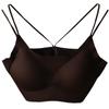 2025 Summer Korean Style Women's Push-up Wireless Cross Back Seamless Bra
