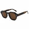 HBK Unisex Retro Polarized Sunglasses Logo Printed Square Acetate Eyewear Pink Frame TAC Lenses UV400 Protection 2024 New