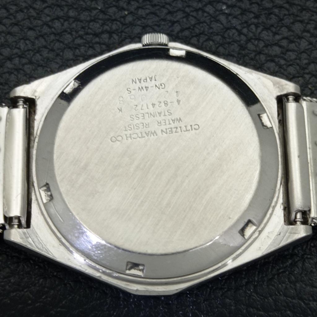 Б/у винтажные мужские часы Citizen Automatic 8200 из Японии с синим циферблатом a434819-2 R123-a434819