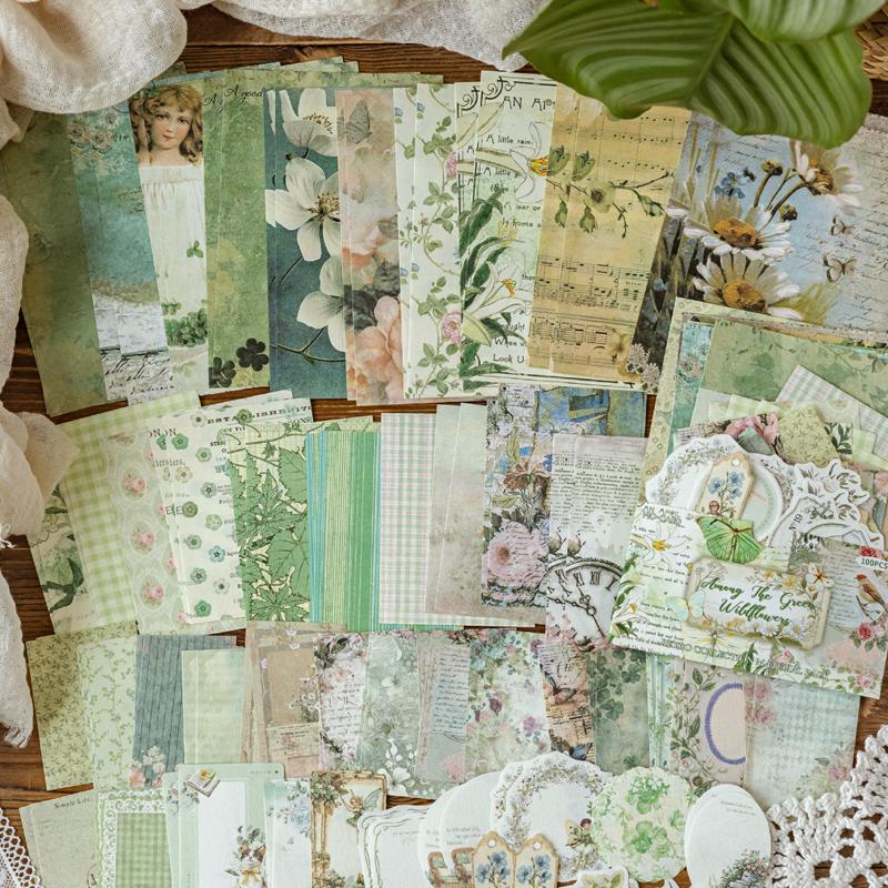 Садовое Почтовое Отделение Коллекция Бумажный Материал Руководство для Поделок Коллаж Журнал Блокнот Скрапбукинг Конверт