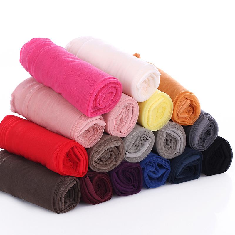 Mint Green Ultra-Thin Candy Color Stockings - White & Black Sexy Plus Size Summer Pantyhose for Women, Breathable